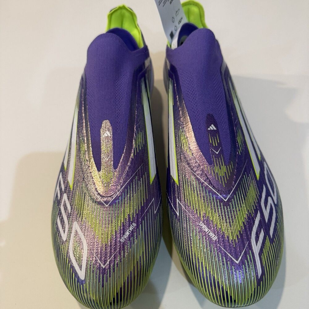 Adidas F50 Elite Laceless FG Soccer Cleats Purple Mens Size 9.5 JH7628 - Picture 2 of 11